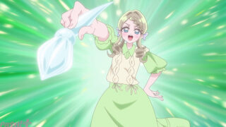 『名探偵プリキュア！』 第16話 エリザがアイデアを探すためにキュアット探偵事務所へやってきた