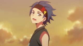 『DIGIMON BEATBREAK』 第33話 海辺の家で、シャコモン焼きを楽しむトモロウたち