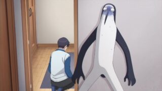 『クジマ歌えば家ほろろ』 第9話 クジマは英のもとへ謝りに向かい、二人だけの静かな時間を作ろうとした